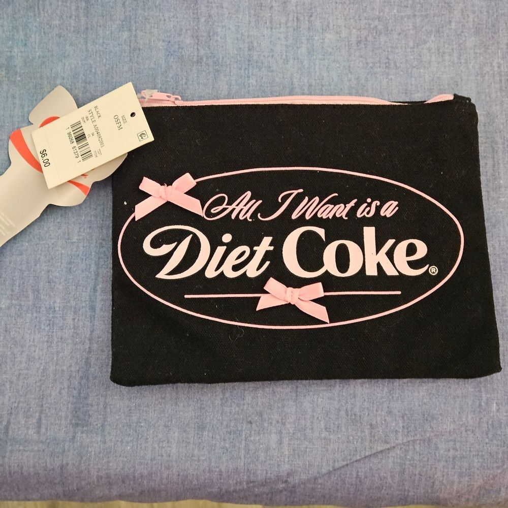 Diet Coke Makeup Pencil Bag
